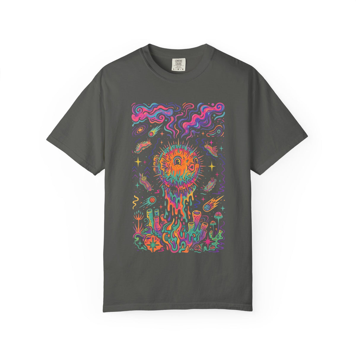Psychedelic Melting Pufferfish  - Unisex Tee